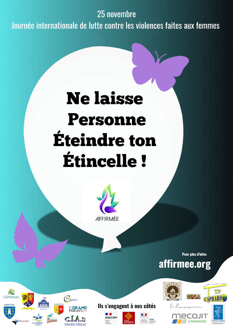 journee internationale des violences faites aux femmes 2024 d'Affirmee